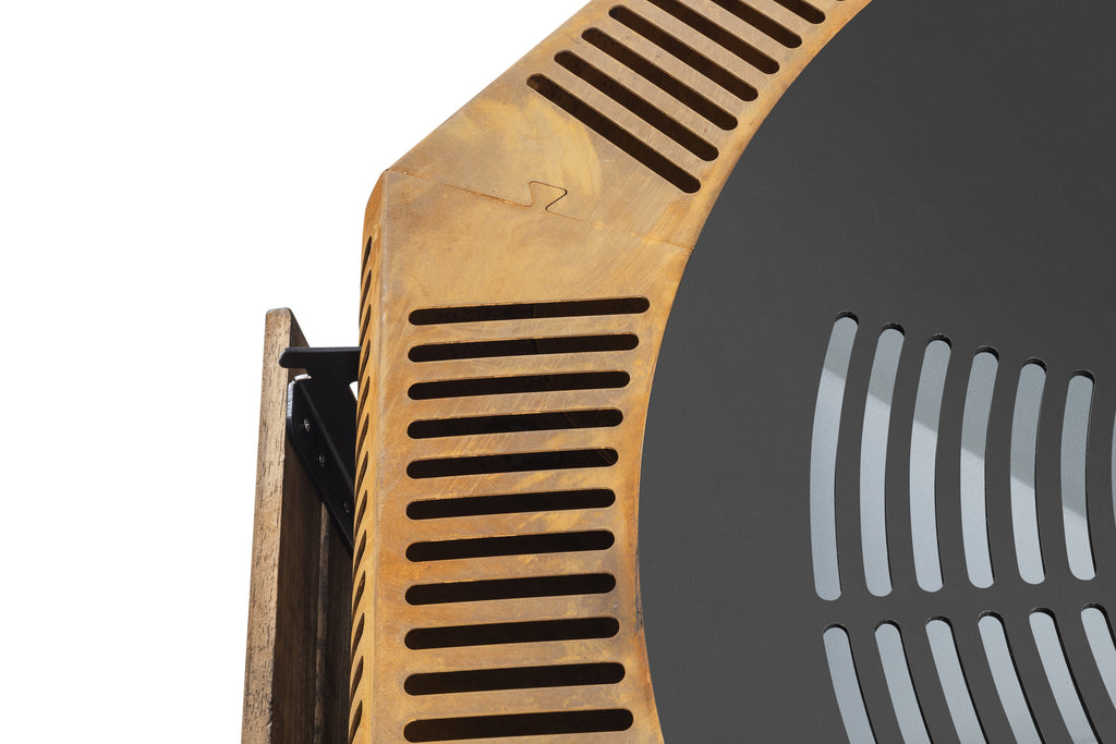 COLLINGWOOD - Small - 45" Fire Pit - Corten - Detail View 10